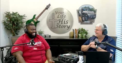 Your Life His Story podcast recording with guest John R.
