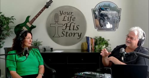 Your Life His Story podcast recording with guest Rochelle